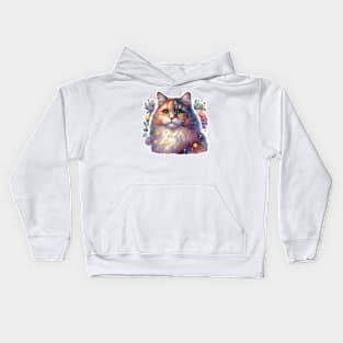 Celestial Cat's Reverie Kids Hoodie